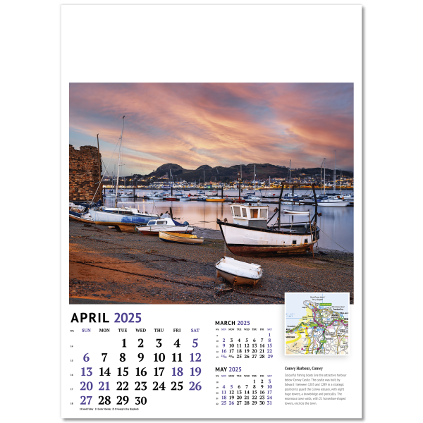 Britain in Pictures Wall Calendar