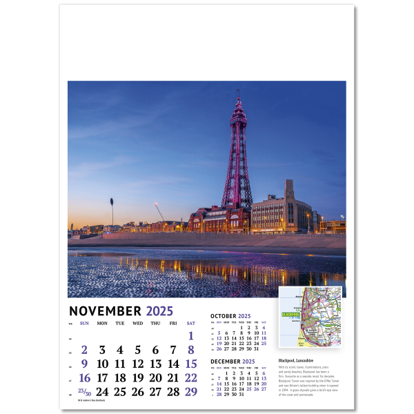 Britain in Pictures Wall Calendar