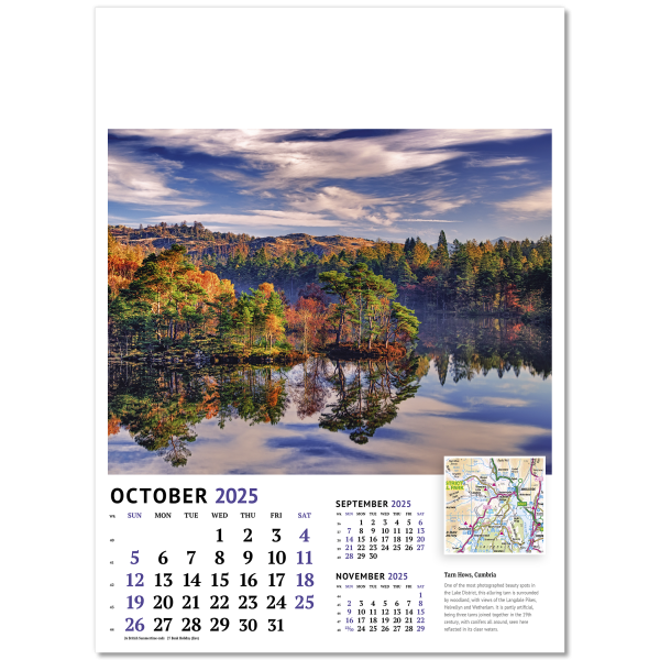 Britain in Pictures Wall Calendar