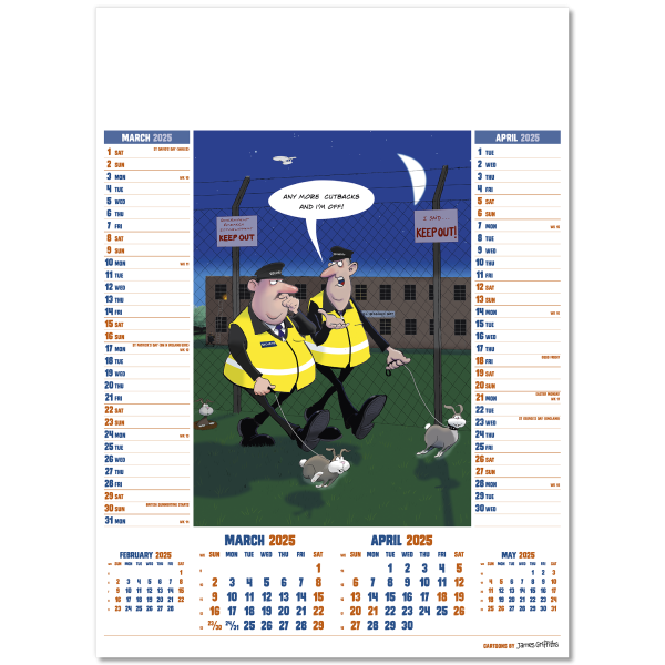 Cartoon Wall Calendar