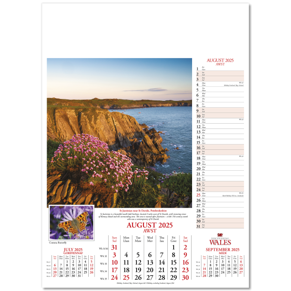 Discovering Wales Wall Calendar