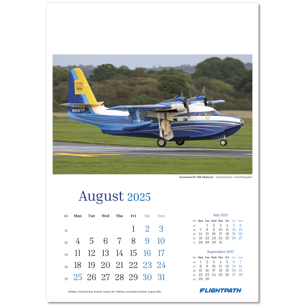 Flightpath Wall Calendar