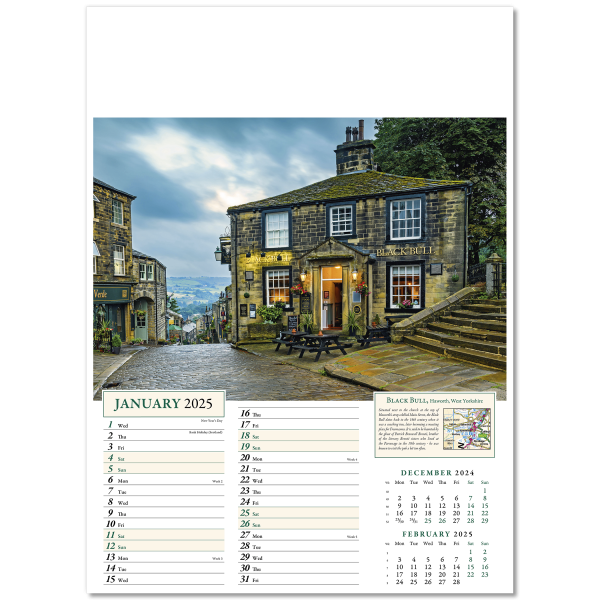 Classic Inns Wall Calendar