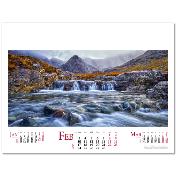 Lakes , Landscapes & Lochs Wall Calendar