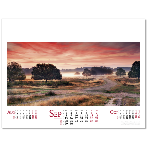 Lakes , Landscapes & Lochs Wall Calendar