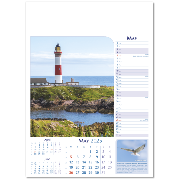 Notable Scotland Wall Calendar