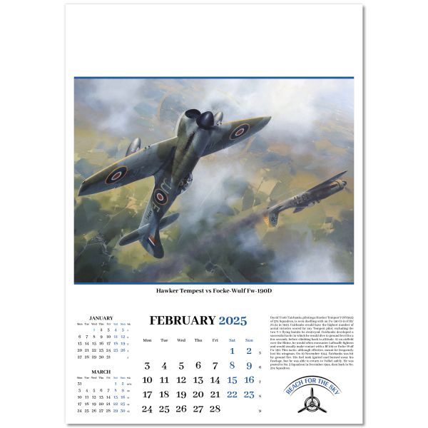 Reach for the Sky Wall Calendar