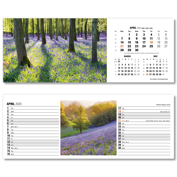 Britain in View Desk Calendar