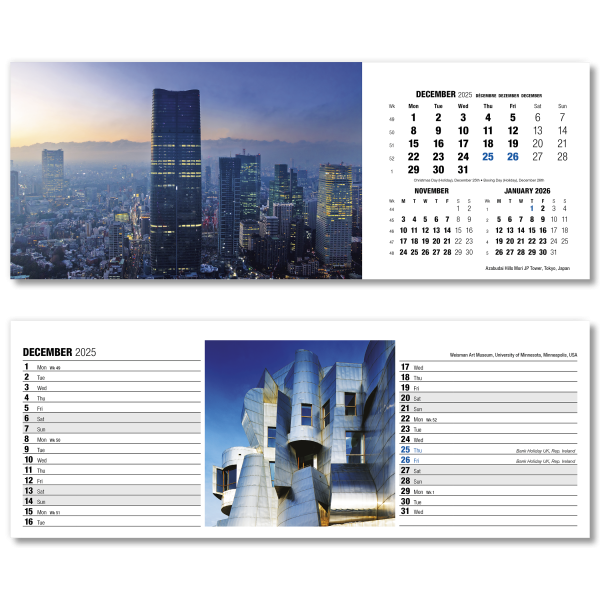 Grand Designs Desk Calendar