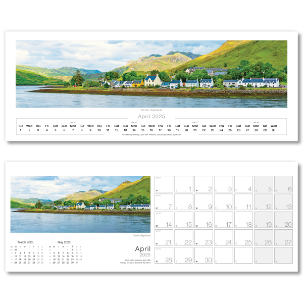 Images of Scotland Desk Calendar