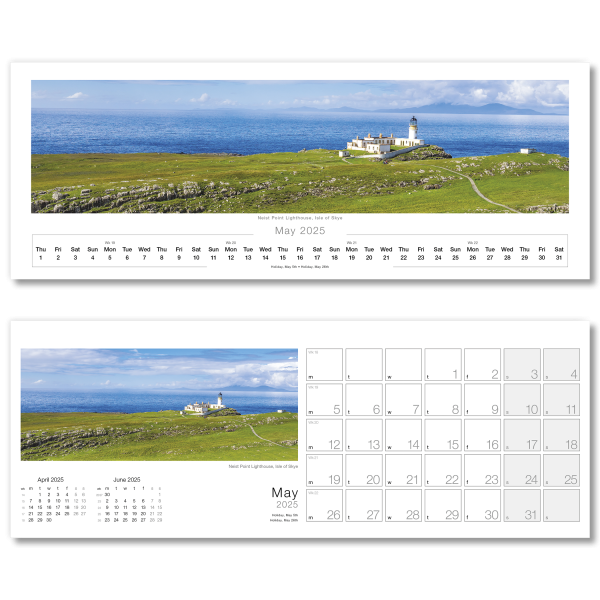 Images of Scotland Desk Calendar