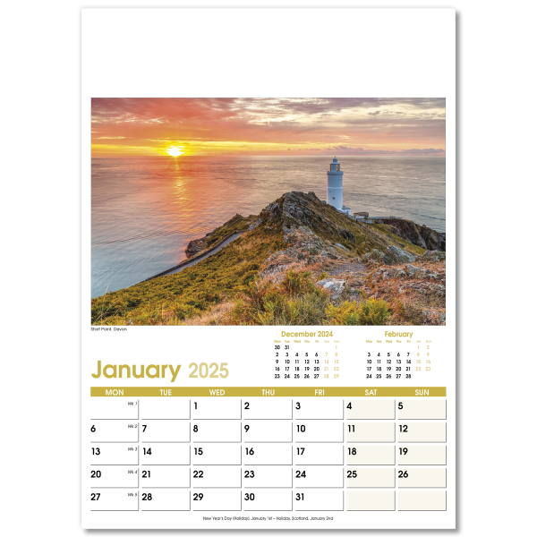 Aspects Wall Calendar - 13 Leaf